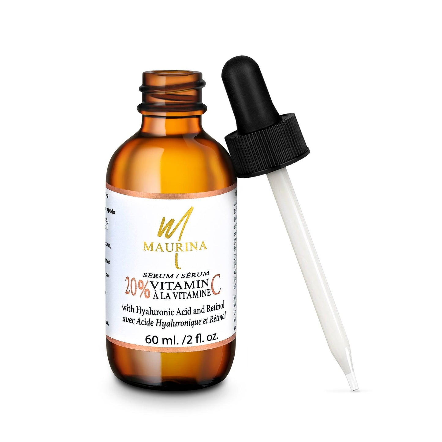 Face Serum -  20% Vitamin C Serum With Hyaluronic Acid And Retinol