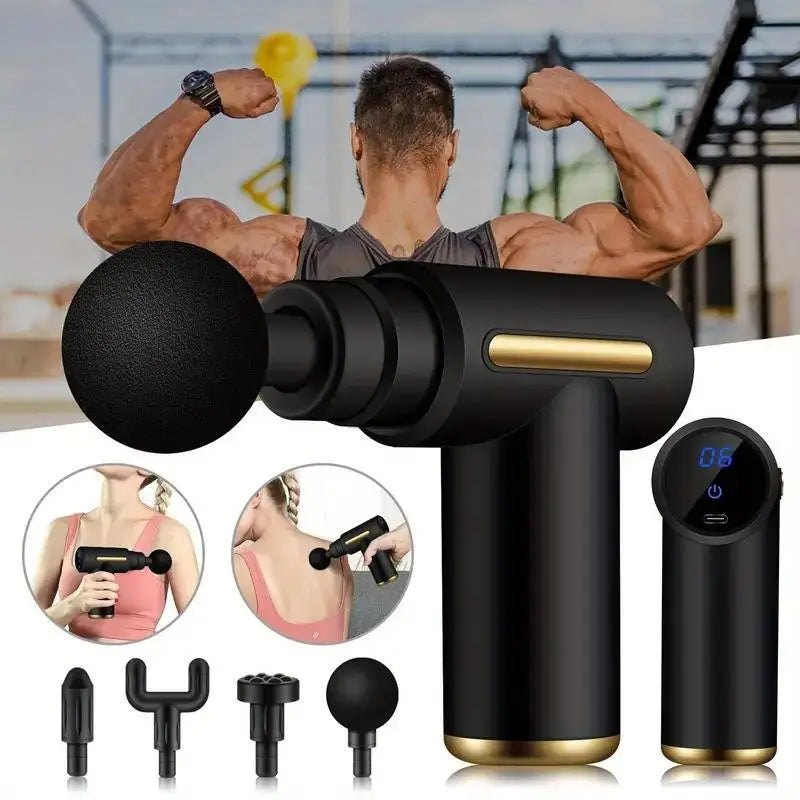 Mini Muscle Massage Gun Protable Body Massager Deep Handheld