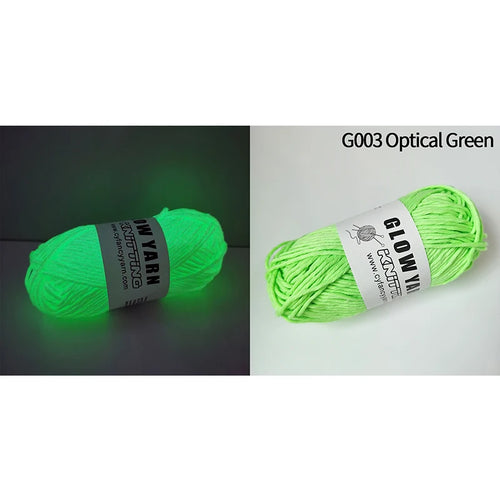 2023 Novel Functional Yarn Glow In The Dark Polyester Luminous Chunky